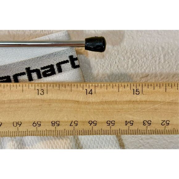 Carhartt Tall Spell Out Waffle Knit Base Layer Cream Thermal Long Johns Large - Picture 8 of 10